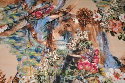 Шелк крепдешин "Alberta Ferretti" (д-318)