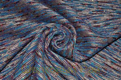 Ткань шанель с пайетками "CHANEL" (д-420)