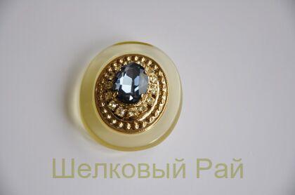 Пуговица декоративная "D&G" (45 мм./40 мм.)