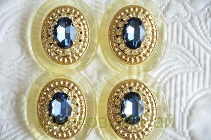 Пуговица декоративная "D&G" (45 мм./40 мм.)