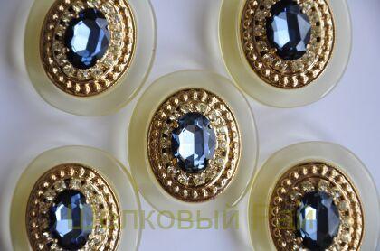 Пуговица декоративная "D&G" (45 мм./40 мм.)