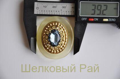 Пуговица декоративная "D&G" (45 мм./40 мм.)