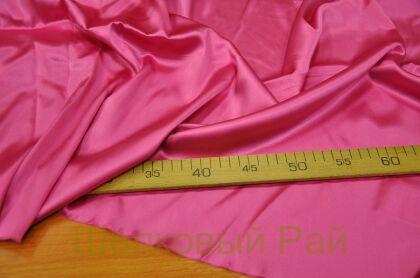 Шелк розовый атлас стрейч (г-52)