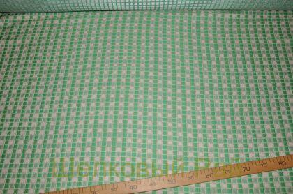 Жаккард костюмный в клетку (д-1333)