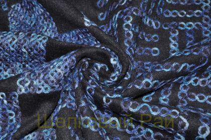 Шерсть пальтовая-вышивка "ESCADA" (д-433)