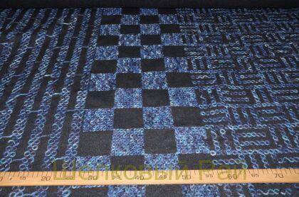 Шерсть пальтовая-вышивка "ESCADA" (д-433)