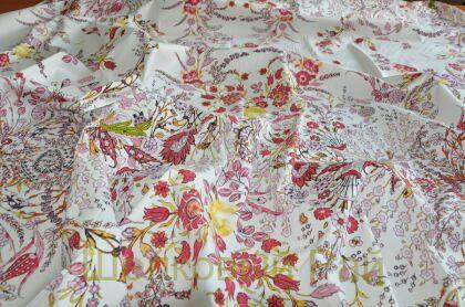 Хлопок джинсовый "Alberta Ferretti" (д-176)