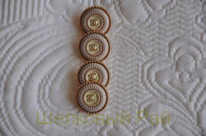 Пуговицы Chanel 18 мм цвет бежевый (д-1429)