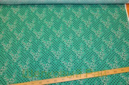 Вискоза натуральная в горошек (д-1295)