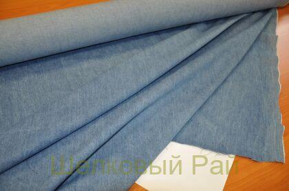 Джинсовая ткань вареная светло-синяя (д-1337)