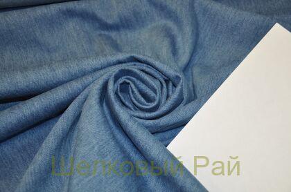 Джинса вареная средне-синяя (д-1336)