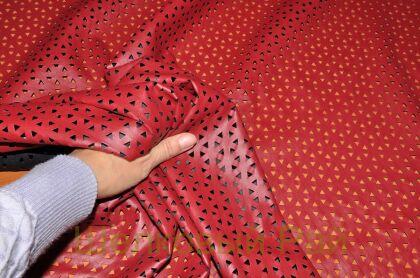 Экокожа бордового цвета (д-1351)