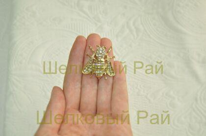 Брошь декоративная пчелка "Gucci"