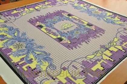 Вискозный трикотаж сиреневый "Versace"