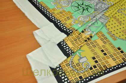 Вискозный трикотаж "Versace" (желтый)