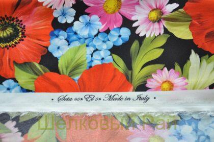 Крепдешин шелковый "Dolce&Gabbana" (г-480)