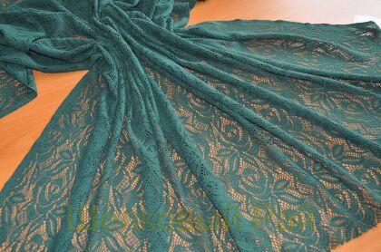 Кружевное полотно "A.MARRAS" Цвет темно-зеленый (г-471)