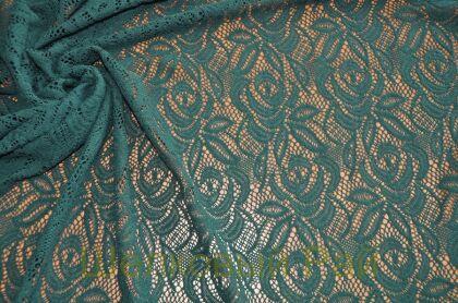 Кружевное полотно "A.MARRAS" Цвет темно-зеленый (г-471)