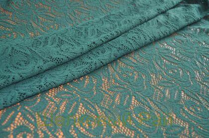 Кружевное полотно "A.MARRAS" Цвет темно-зеленый (г-471)