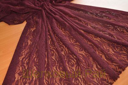 Кружевное полотно "A.MARRAS" Цвет темно-бордовый (г-470)