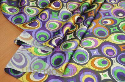 Атлас шелковый "Emilio Pucci" (г-388)