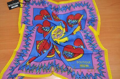 Платок шелковый "MOSCHINO BOUTIQUE" (пл-3)