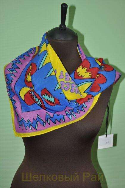 Платок шелковый "MOSCHINO BOUTIQUE" (пл-3)