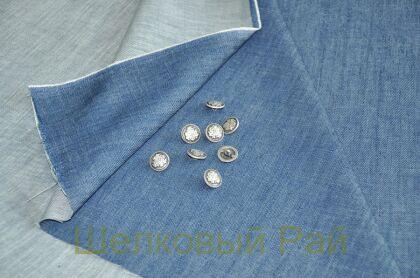 Джинсовая ткань (цвет синий г-391)