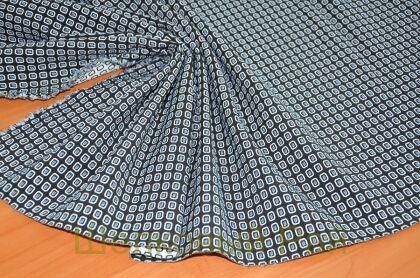 Костюмный жаккард "Prada" голубого цвета (г-405)