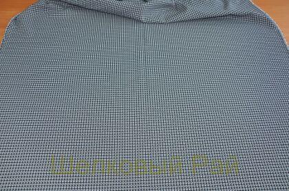 Костюмный жаккард "Prada" голубого цвета (г-405)