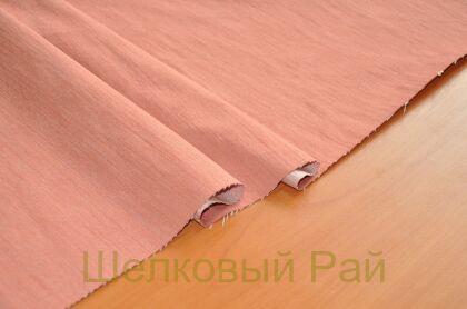 Джинсовая ткань (цвет розово-коралловый)