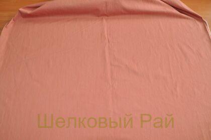 Джинсовая ткань (цвет розово-коралловый)