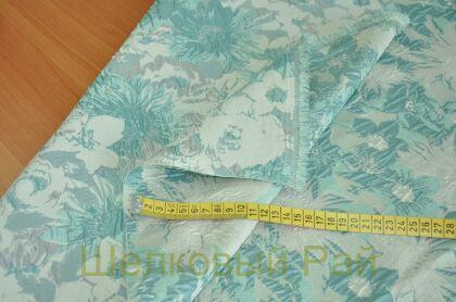 Жаккард "Blumarine" фон нежно-ментоловый (г-127)