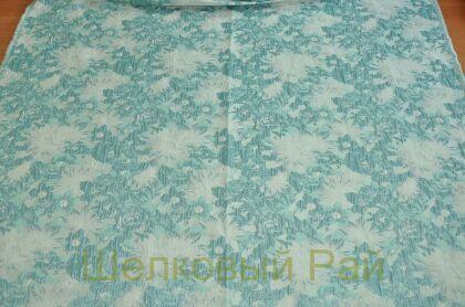 Жаккард "Blumarine" фон нежно-ментоловый (г-127)