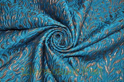 Жаккард "Hermes" Цвет морской волны (глубокий) (г-124)