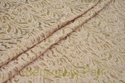 Жаккард "Hermes" цвет бежевый (г-126)