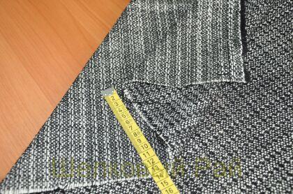 Вискоза "CHANEL" Цвет черно-белый (г-266)