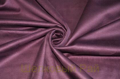 (Эко-замша-стрейч) Цвет брусничный