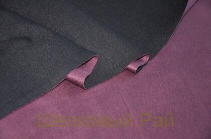 (Эко-замша-стрейч) Цвет брусничный