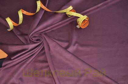 (Эко-замша-стрейч) Цвет брусничный