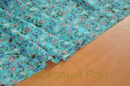 Вискоза "BLUMARINE" (цвет бирюзовый) г-349(1)