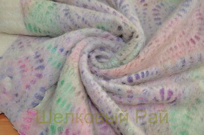 Мохер "Armani" фон сиренево-розовый (г-348-1)