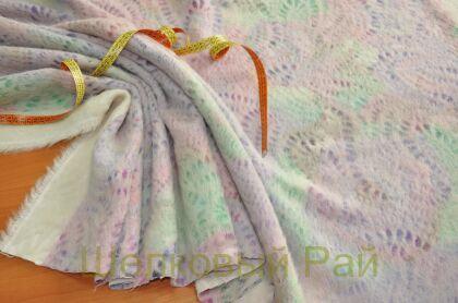 Мохер "Armani" фон сиренево-розовый (г-348-1)