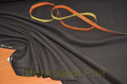 Пальтовая шерсть "Loro Piana" Цвет темно - коричневый (г-421)