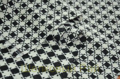 Шерсть двухсторонняя "CIVIDINI" цвет черно-белый г-431