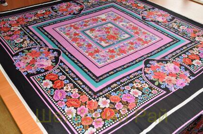 Атласный шелк "ALBERTA FERRETTI" цвет розовый (б-257)