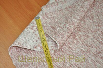 Пальтовая шерсть "CHANEL" Цвет бежево - розовый г-430