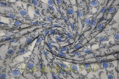 Батист хлопковый "Незабудки" (ж-54)