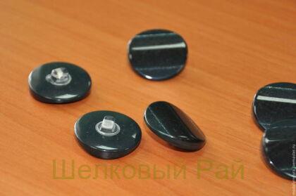 Пуговицы пришивные Италия - цвет темно - зеленый (007)