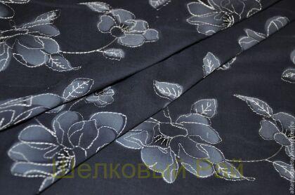 Хлопок с вышивкой "Alberta Ferretti" (1,40 а)